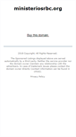 Mobile Screenshot of ministeriosrbc.org